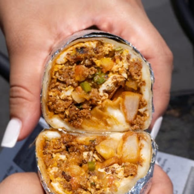Papas Con Chorizo Plate.