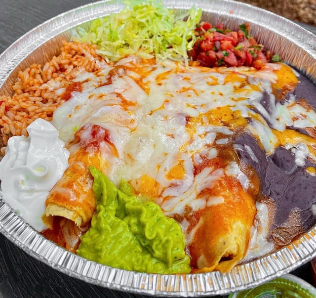 Enchiladas de Mole.
