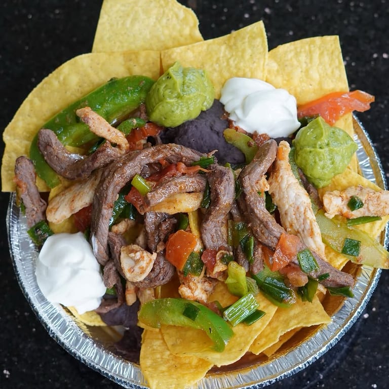 Delicious Fajita Nachos Await